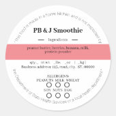 Katoenboetestikkers Ronde Sticker (Voorkant)