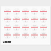 Katoenboetestikkers Ronde Sticker (Vel)