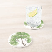 katoenboom zandsteen onderzetter (Zijkant)