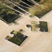 Katoenbossen langs de Moose Ponds-route bij Grand  Legpuzzel (Zijkant)