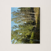 Katoenbossen langs de Moose Ponds-route bij Grand  Legpuzzel (Verticaal)