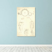 Katoendraaiing II Canvas Afdruk (Insitu (Houten vloer))