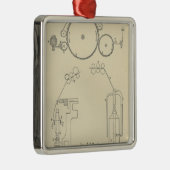 Katoendraaiing II Metalen Ornament (Rechts)