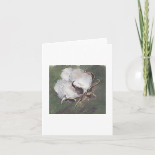 katoenen bol met groene achtergrond kaart (Voorkant)