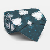 katoenen edelsteen stropdas (Opgerold)