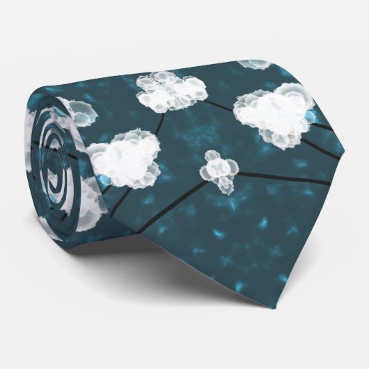 katoenen edelsteen stropdas (Opgerold)