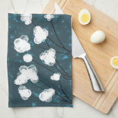 katoenen edelsteen theedoek (Quarter Fold)