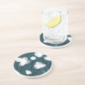 katoenen edelsteen zandsteen onderzetter (Zijkant)