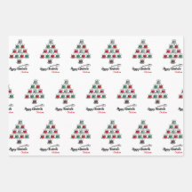 Katoenen haspel kerstboom