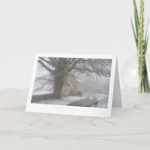 Katoenen in de winter kaart