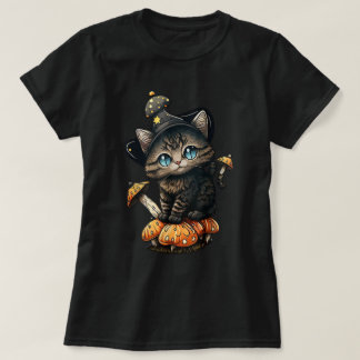 Katoenen katten esthetisch kat paddenstoel Pet Kaw T-shirt