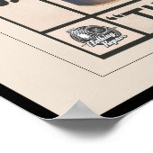 katoenen naaispoelen reclame poster (Hoek)