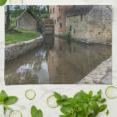 Katoenen Onderste watermolen theedoeken voor slach (Gevouwen)