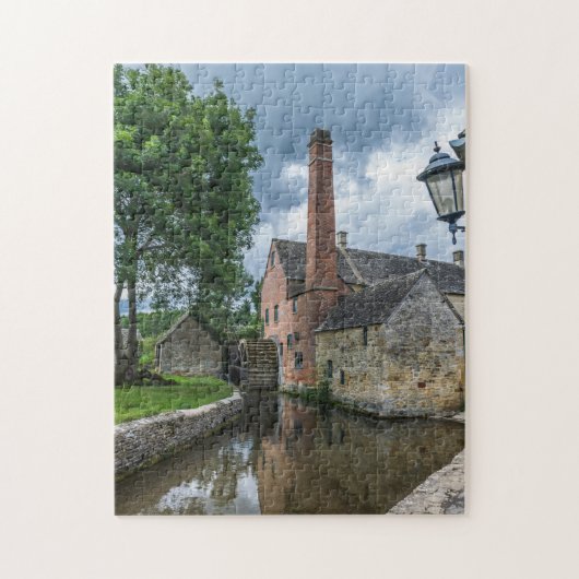 Katoenen Onderste watermolenpuzzel Legpuzzel (Verticaal)