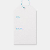 KATOENEN PYJAMA Gift Tags Cadeaulabel (Achterkant)