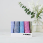 Katoenen rol visitekaartje (Staand voorkant)