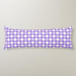 Katoenen ruitpatroon body pillow lichaamskussen