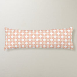 Katoenen ruitpatroon body pillow lichaamskussen