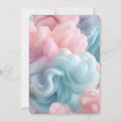 Katoenen Snoep Abstract voor 30e verjaardagsfeestj Kaart (Achterkant)