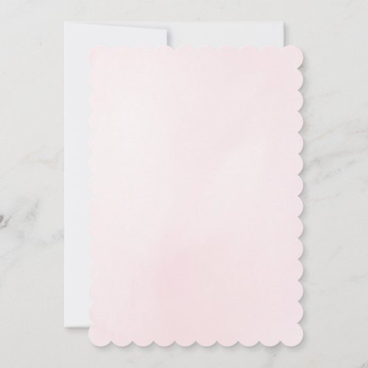 Katoenen Snoep bruids doucheuitnodiging Kaart (Achterkant)