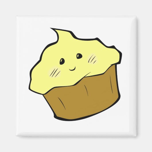 Katoenen Snoep hoshi Cupcake [MAGNET] Magneet (Voorkant)