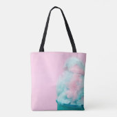 Katoenen snoep in ijshoorntje tote bag (Achterkant)