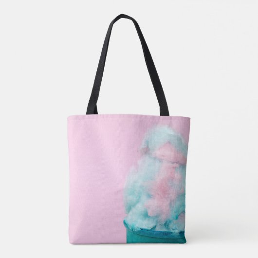 Katoenen snoep in ijshoorntje tote bag (Achterkant)