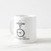 Katoenen Snoep Machine US Patent Diagram Koffiemok (Voorkant links)