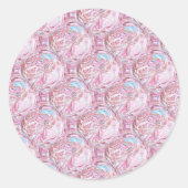 Katoenen Snoep Pattern Sticker (Voorkant)