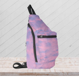 Katoenen Snoep Pink Sky Sling Bag