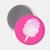 Katoenen Snoep - Roze magneet (Voorkant / Achterkant)