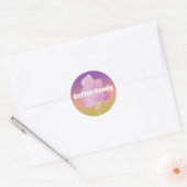 Katoenen Snoep Shop Ombre Zakelijk Label (Envelop)