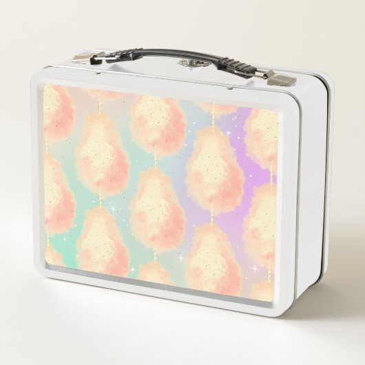 Katoenen snoep sterstof perzik blauwgroen paarse p (Achterkant)