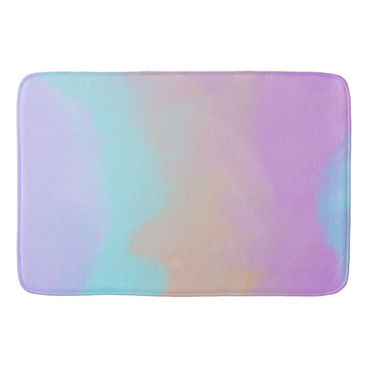 Katoenen Snoep Swirl Digitale Print Badmat (Voorkant)