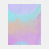 Katoenen Snoep Swirl Digitale Print Fleece Deken (Voorkant)