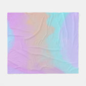 Katoenen Snoep Swirl Digitale Print Fleece Deken (Voorkant (Horizontaal))