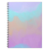 Katoenen Snoep Swirl Digitale Print Notitieboek (Voorkant)