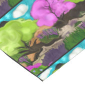 Katoenen Snoep Trees Abstract Kunst Medium Tafelloper (Hoek)