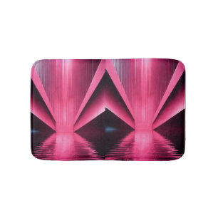 Katoenen Snoep Wolken: Roze badmat" "Blush Bloom: Badmat