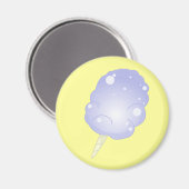 Katoenen Snoepjes magneet - Blauw (Voorkant / Achterkant)