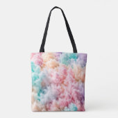 Katoenen Snoepjes pluche Tote Bag (Achterkant)