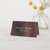 Katoenen stengels in Tin Pitcher Bruiloft Plaatskaartje (Achterkant)