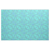 Katoenen stof Blue Wave Zig Zag Print Patroon (Fat Quarter)