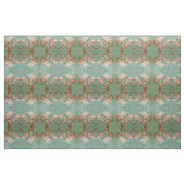 Katoenen stof met Gingko blad patroon (Fat Quarter)