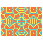 Katoenen tafelkleed, een veelkleurig weefselpatroo tafelkleed (Voorkant (Horizontaal))