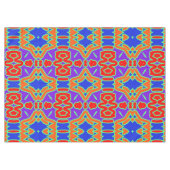 Katoenen tafelkleed, een veelkleurig weefselpatroo tafelkleed (Voorkant (Horizontaal))