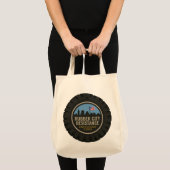 Katoenen tas met Rubber City Resistance logo (Voorkant (product))
