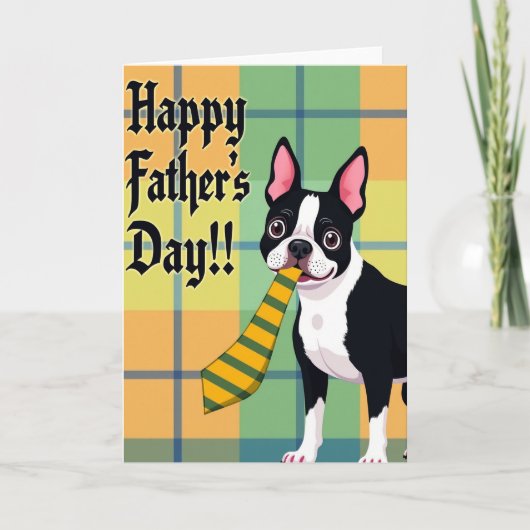 Katoenen vadersdag kaart (Voorkant)