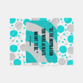 Katoenen van de inspiratie de Kleine Deken van de (Voorkant (Horizontaal))