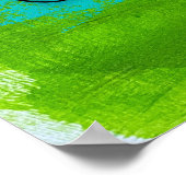 Katoenen wattenstaafje Poster Wall Art - Funny Bad (Hoek)